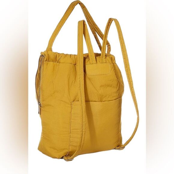 Vince Camuto Washable Nylon Harlo Backpack Olive Oil - Picture 2 of 8